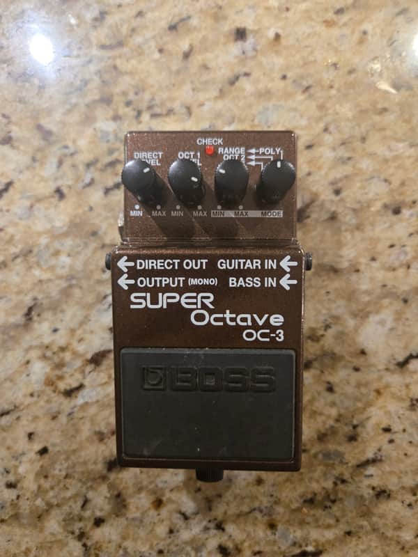 Boss OC-3 Super Octave (Dark Gray Label) 2003 - Present - Brown