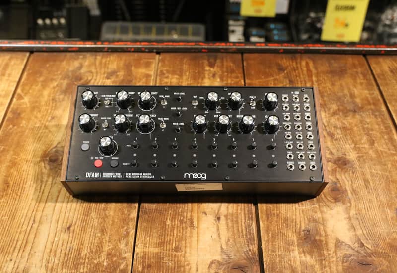 Moog DFAM Drummer From Another Mother Semi-Modular Analog Percussion Synthesizer 2018 - Present - Black/Wood