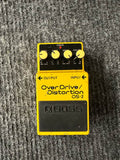 Boss OS-2 OverDrive/Distortion (Silver Label) 1990 - Present - Yellow