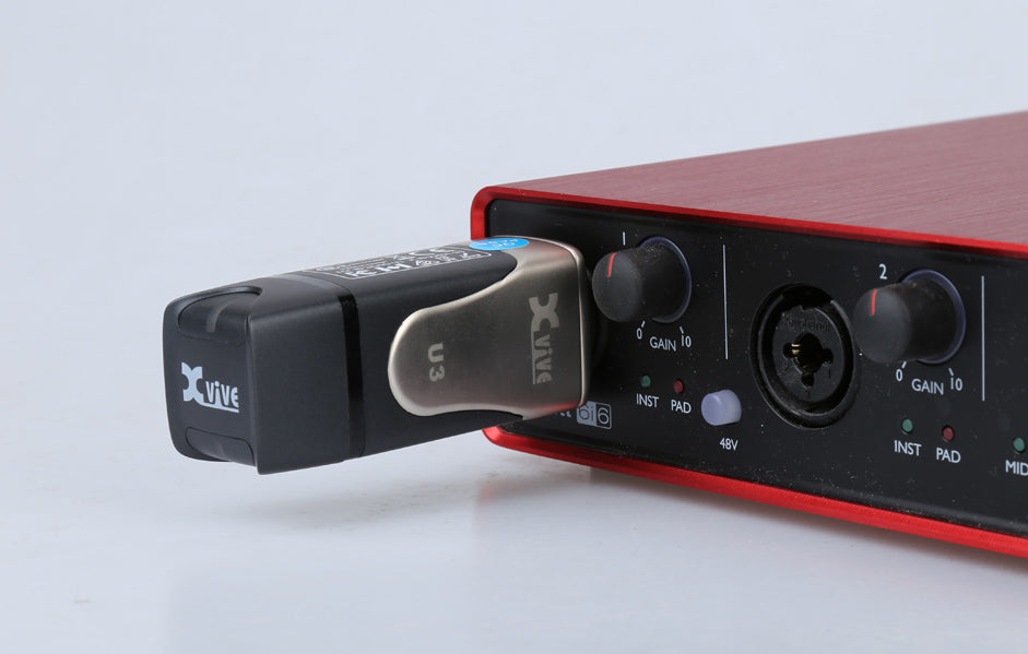 XVIVE U3 2.4 GHz Wireless Microphone System, studio recording microphone body