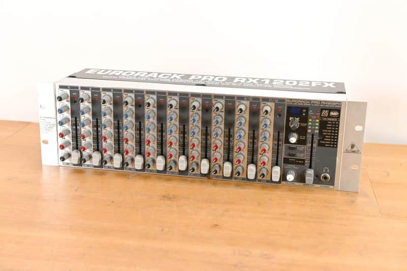 Behringer EURORACK PRO RX1202FX 12-Input Mic/Line Rack Mixer CG01X7B