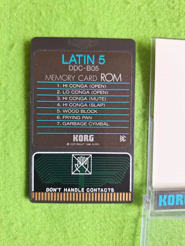 Korg DDC-B05 Latin 5 Card for DDD-1 DDD-5