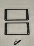 2008-09 USA Charvel San Dimas Guitar Factory Flat Black Humbucker Pickup Mounting Ring Set