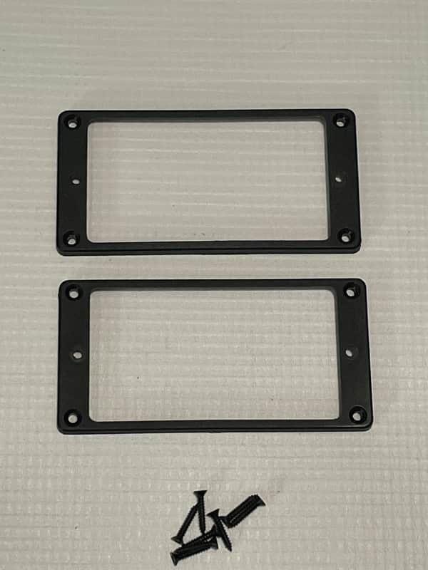 2008-09 USA Charvel San Dimas Guitar Factory Flat Black Humbucker Pickup Mounting Ring Set