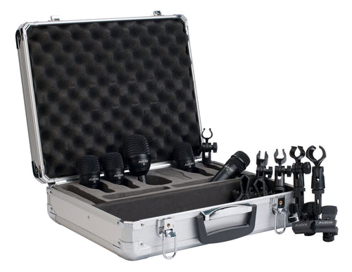 Audix 5-Piece Fusion Drum Mic Pack, studio recording microphone body