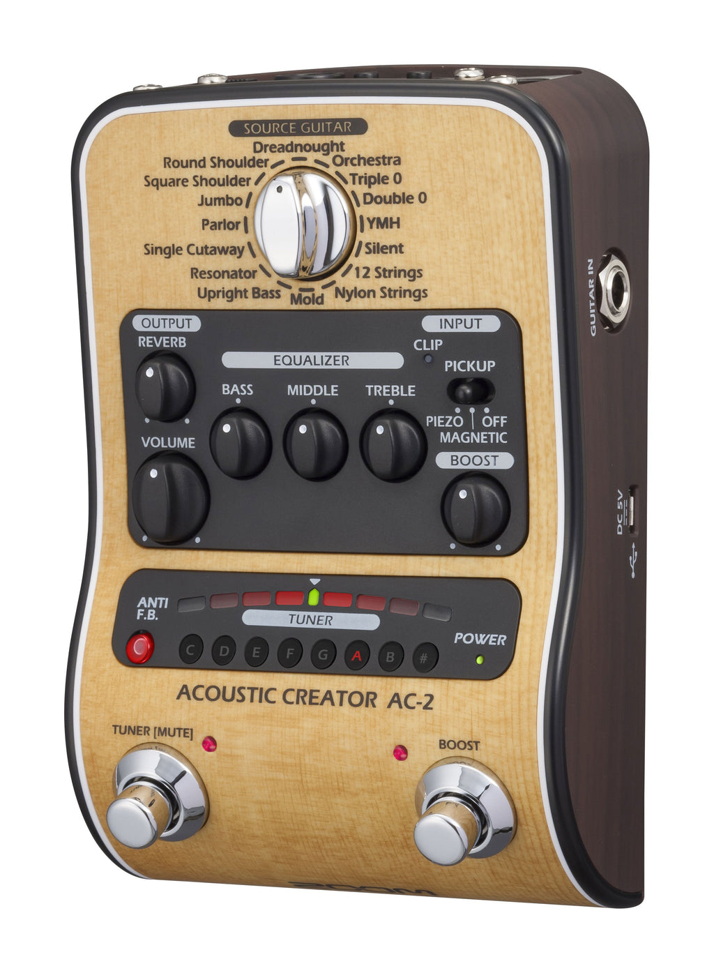 ZOOM AC-2 — Preamp / Boost