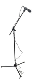Economy Dynamic Hand Held Microphone Package with Cable, Stand and Clip
