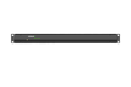 Front view of a black rackmount audio device labeled 'CEDAR ADA converter' with a single button.