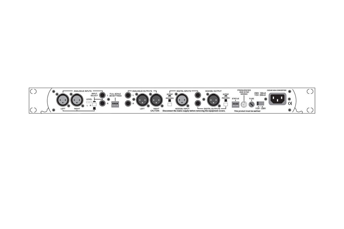 CEDAR AUDIO ADA — Converter