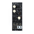 Black Eurorack module with knobs, switches, and 3.5mm jacks labeled Acid Source ADDAC107