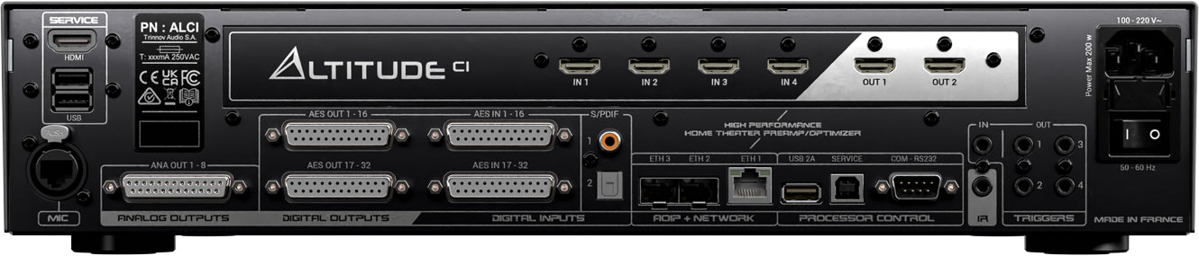 TRINNOV AUDIO Altitude Ci Licences — Monitor Controller