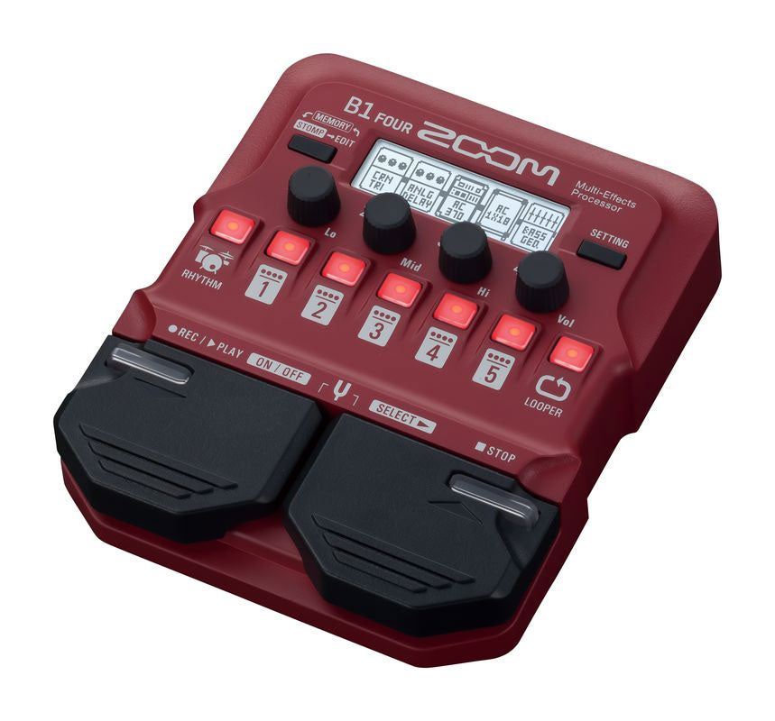 ZOOM B1 Four — Multi-Effects Processor, multi-effects floor processor