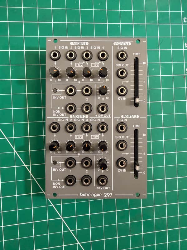 Behringer 297 Dual Portamento/CV Utilities Eurorack Synthesizer Module 2020 - Present - Gray