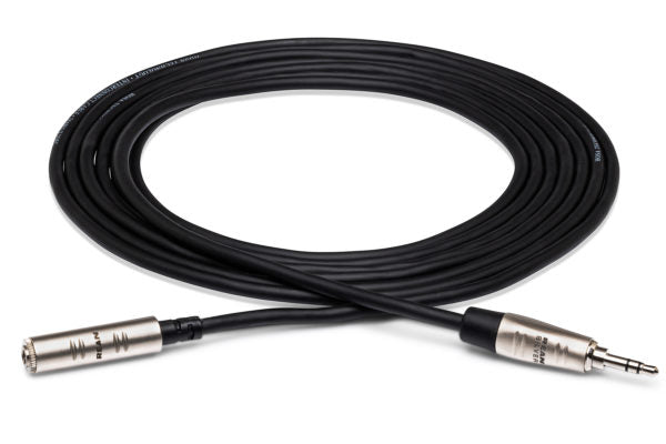 REAN 3.5mm TRS to 3.5mm TRS Pro Headphone Extension Cable - 5'