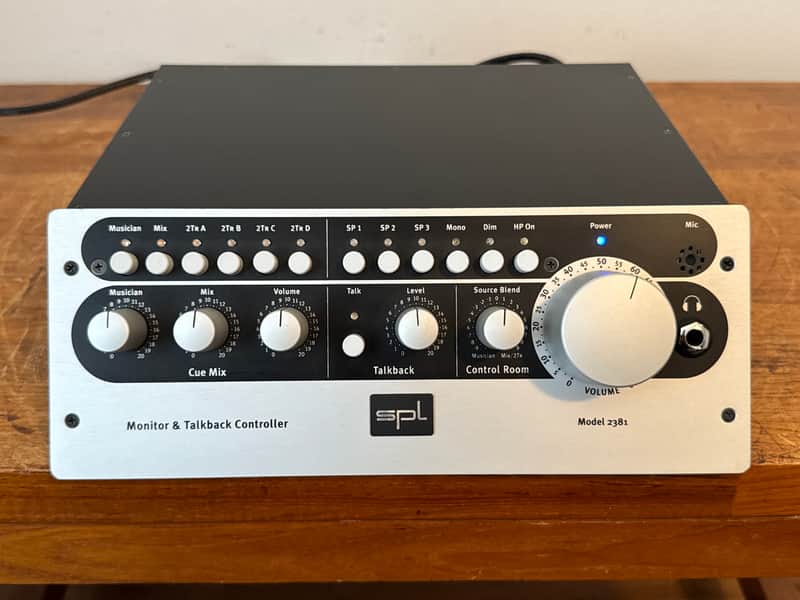 SPL 2381 MTC Monitor and Talkback Controller with Power Cord.