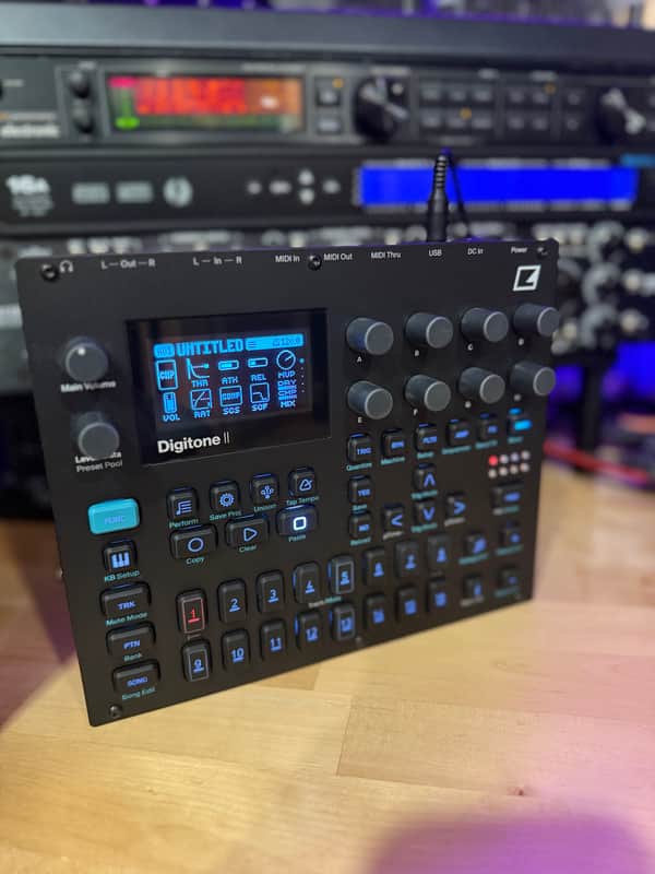 Elektron Digitone II 16-Voice Digital Synthesizer 2024 - Present - Black