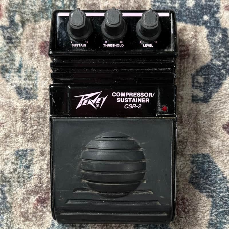1980s Peavey CSR2 Compressor / Sustainer Vintage Made In USA Compression Guitar Effect Pedal!