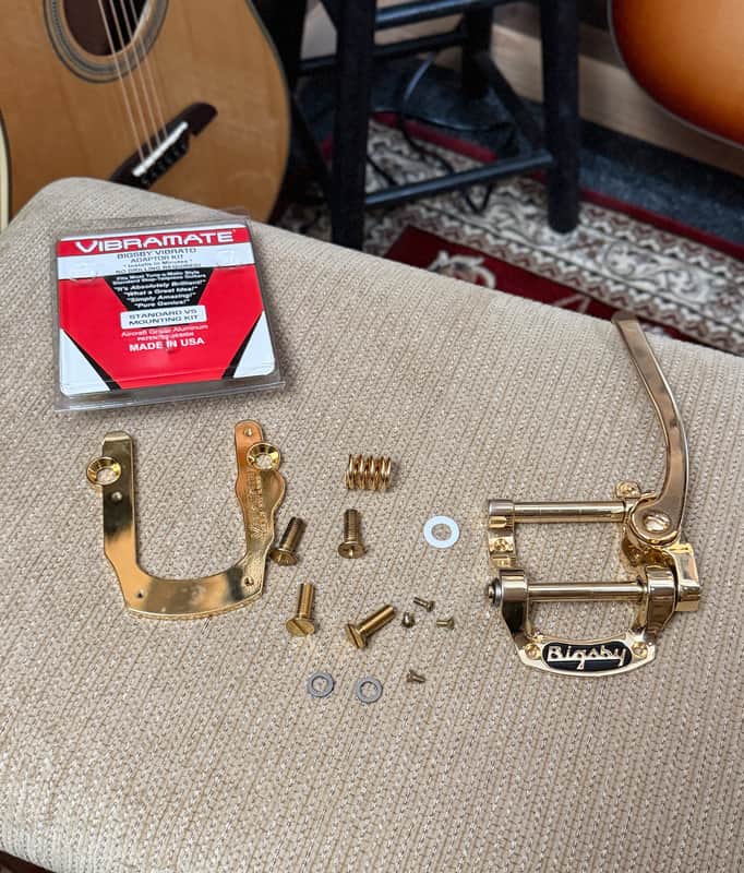 Bigsby B5G Vibrato Tailpiece w/ Vibramate Adapter Kit