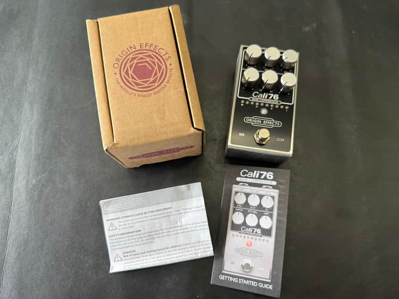 Origin Effects Cali76 Bass Compressor Pedal 2024 - Present - Black w/box