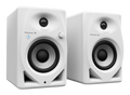 DM-40D-BT 4'' Desktop Monitor System with Bluetooth - White (Pair)