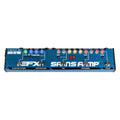 Blue Tech 21 Bass Fly Rig multi-effects pedal with multiple footswitches and control knobs.