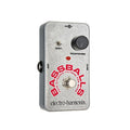 Silver Electro-Harmonix Bassballs pedal with switch, knob, footswitch, and input/output jacks.