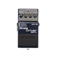 Black and silver Boss Bass Driver BB-1X guitar effects pedal with five control knobs and input/output jacks.