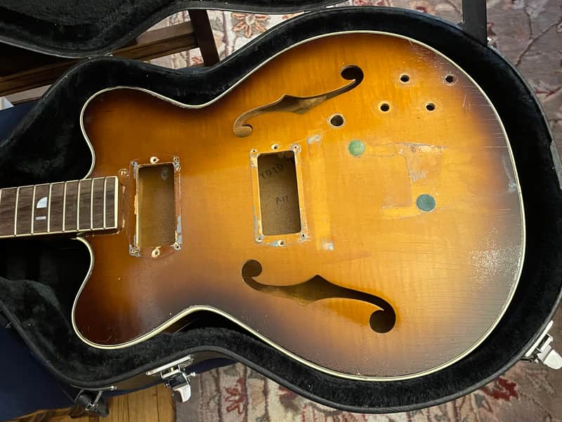 vintage KAY JAZZ II archtop guitar body / project wood only luthier parts barney kessel