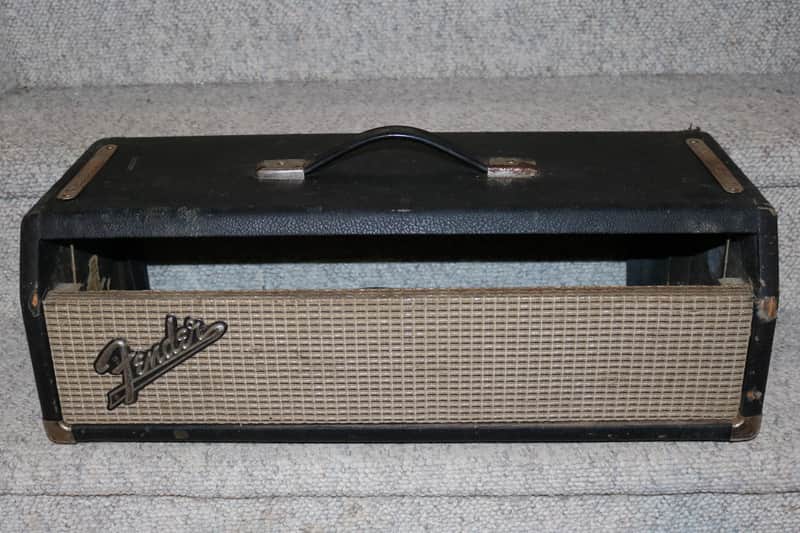 Vintage Original 1960s Fender Blackface Bandmaster Showman Head Cabinet - No Tariffs