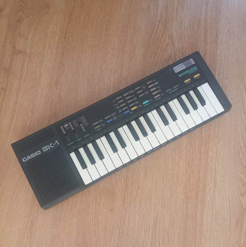 80s classic Casio SK-1 (one key is broken)