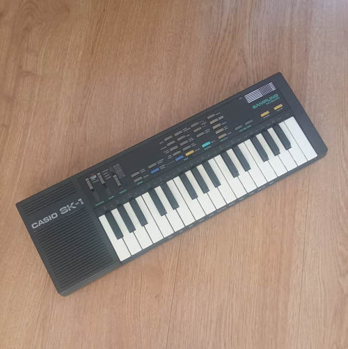 80s classic Casio SK-1 (one key is broken)