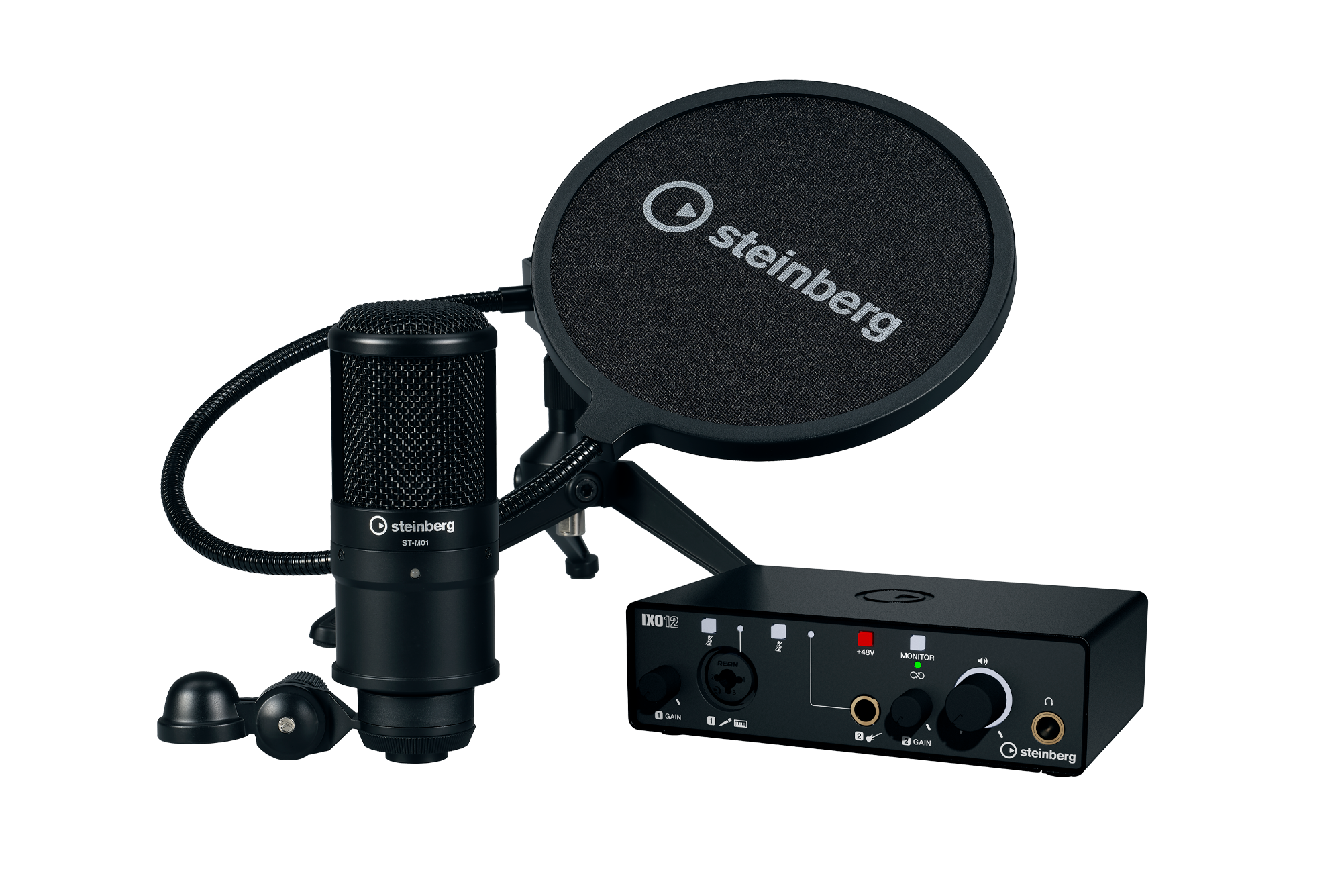 IXO12 USB-C Audio Interface - Podcast Pack