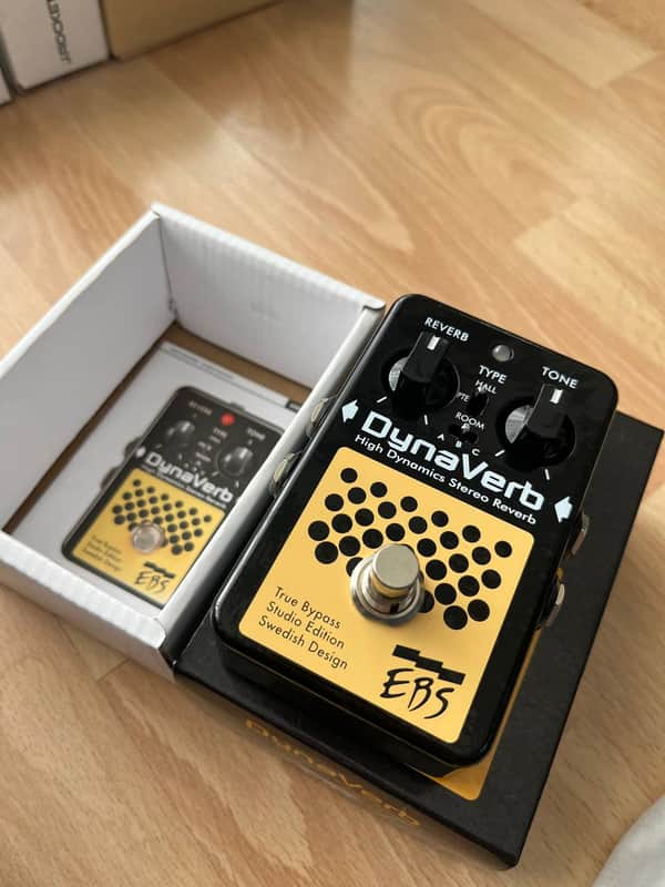 EBS DynaVerb Studio Edition Bass Reverb 2010s - Yellow/Black