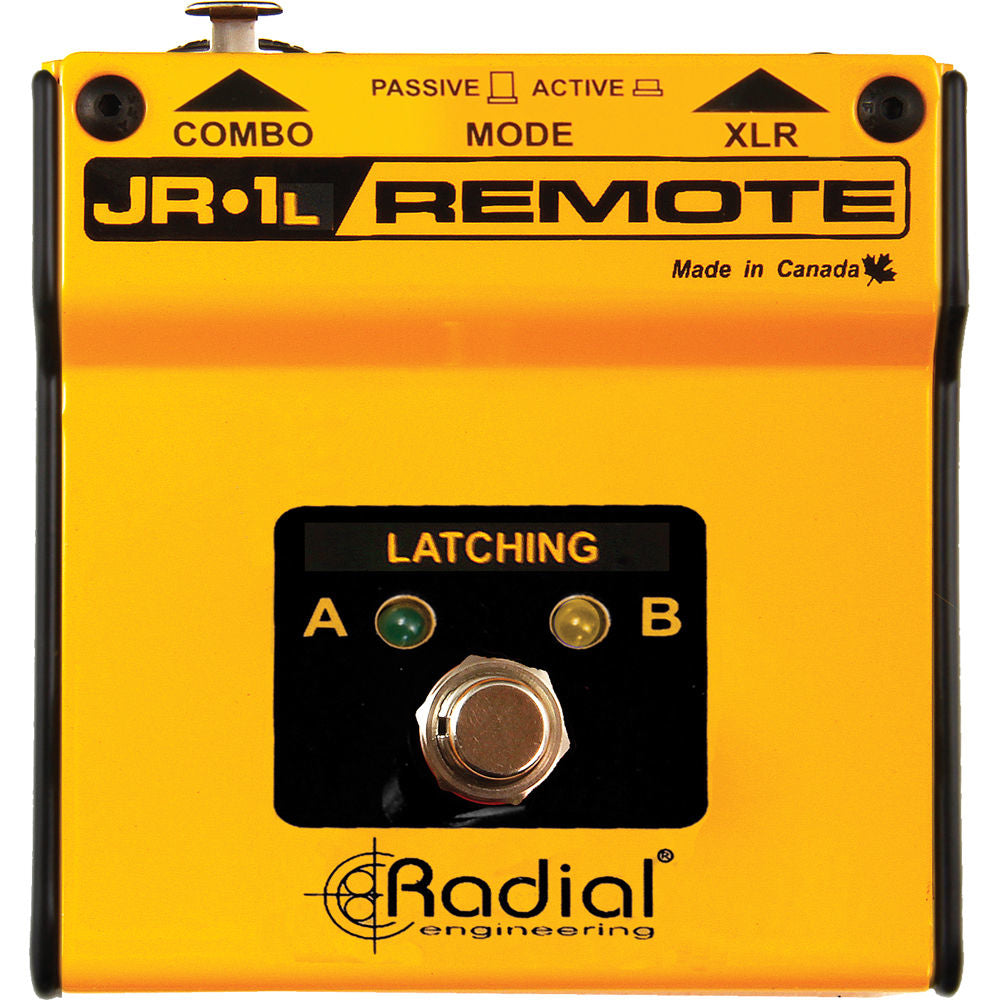 JR1-L Latching Single Action Footswitch