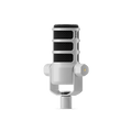 PodMic Dynamic Podcasting Microphone - White