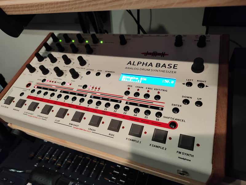 JoMox Alpha Base Analog Drum Synthesizer 2017 - Present - White / Natural