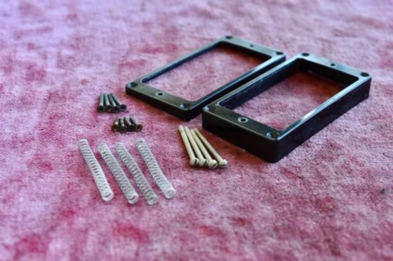 Vintage 1950's Gibson M-69 PAF Ring set w/ Screws & Springs FLAT BOTTOM Les Paul SG Custom Flying V