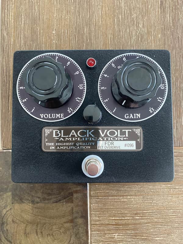 Black Volt Amplification FDR Fet Overdrive 2023 - Black Powder Coated
