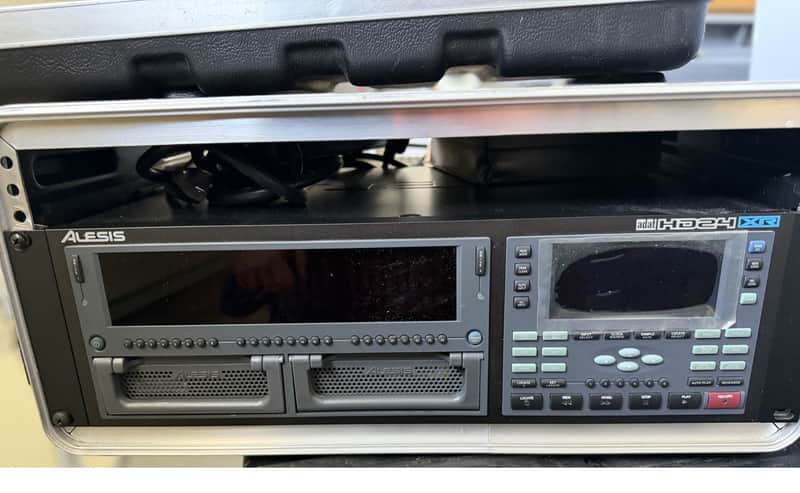 Alesis HD24 Rackmount 24-Track Hard Disk Audio Recorder 2010s - Black