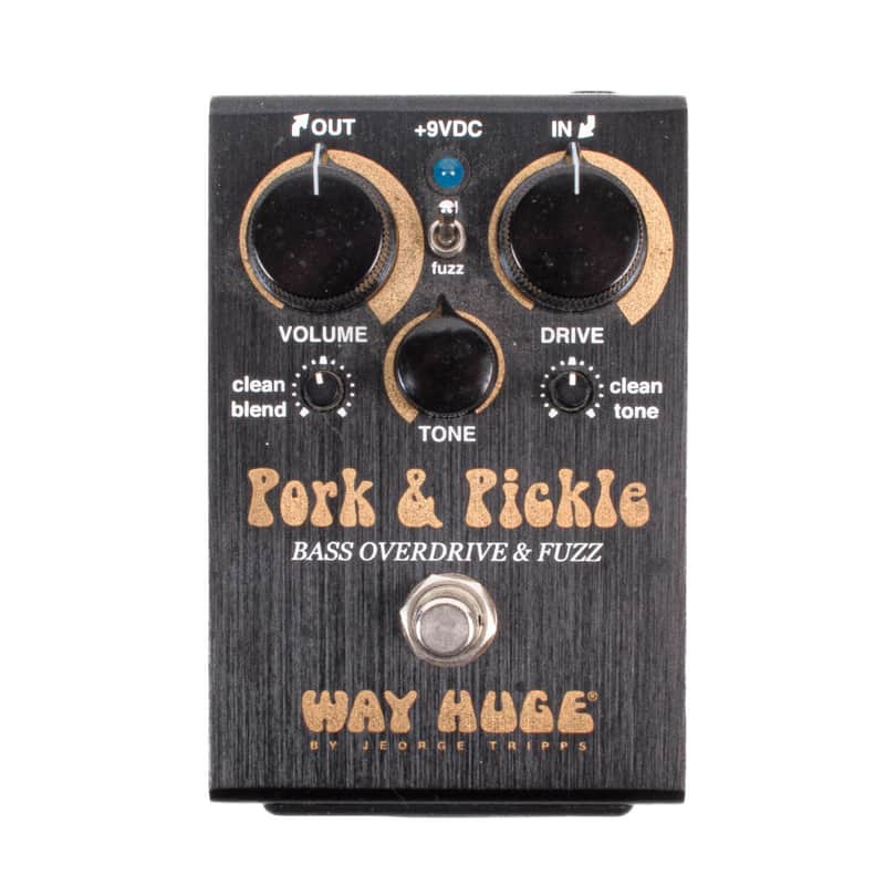 Way Huge Pork and Pickle Overdrive Fuzz Pedal w/Box USED