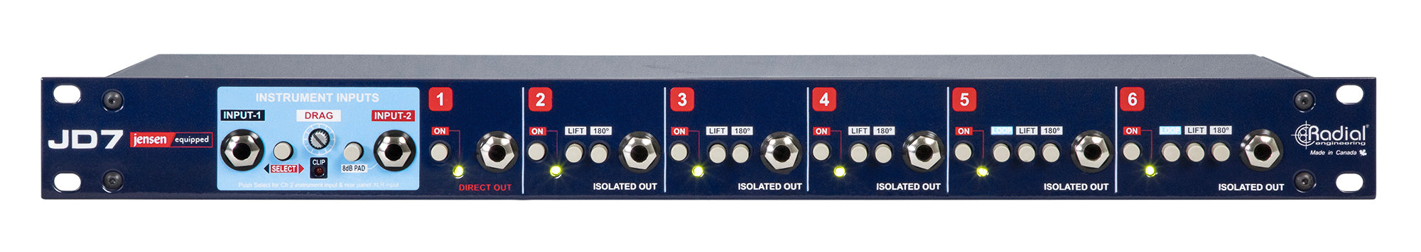 JD7 Injector Guitar Distribution