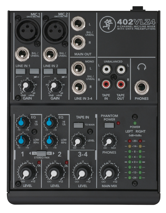4-Channel Ultra Compact Mixer