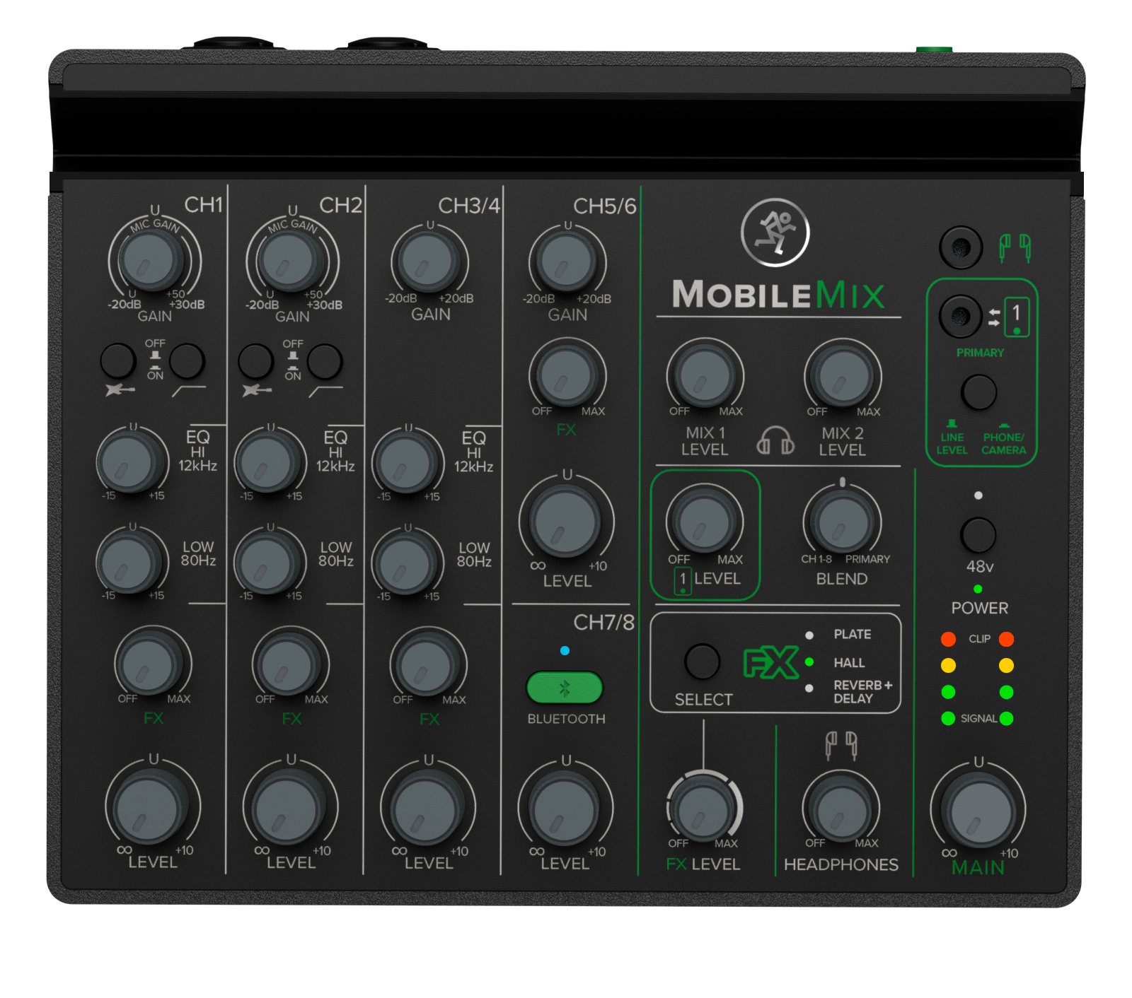 MobileMix 8-Channel USB-Powerable Mixer