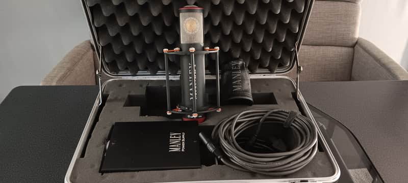 Manley Labs Reference Cardioid Large Diaphragm Tube Condenser Microphone 2010s - Black