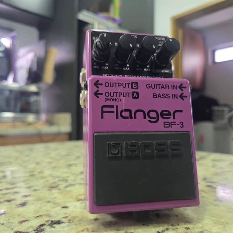 Boss BF-3 Flanger (Dark Gray Label) 2002 - Present - Purple