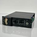 AnaMod AM660 500 Series module with a VU gain-reduction meter and front-panel controls labeled Input Gain, Threshold, and an eight-position Time Constant selector, plus an IN hard-bypass switch.