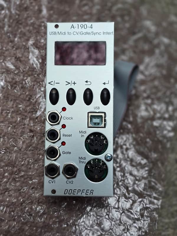 Doepfer A-190-4 USB / MIDI to CV / Gate / Sync Interface 2010s - SIlver