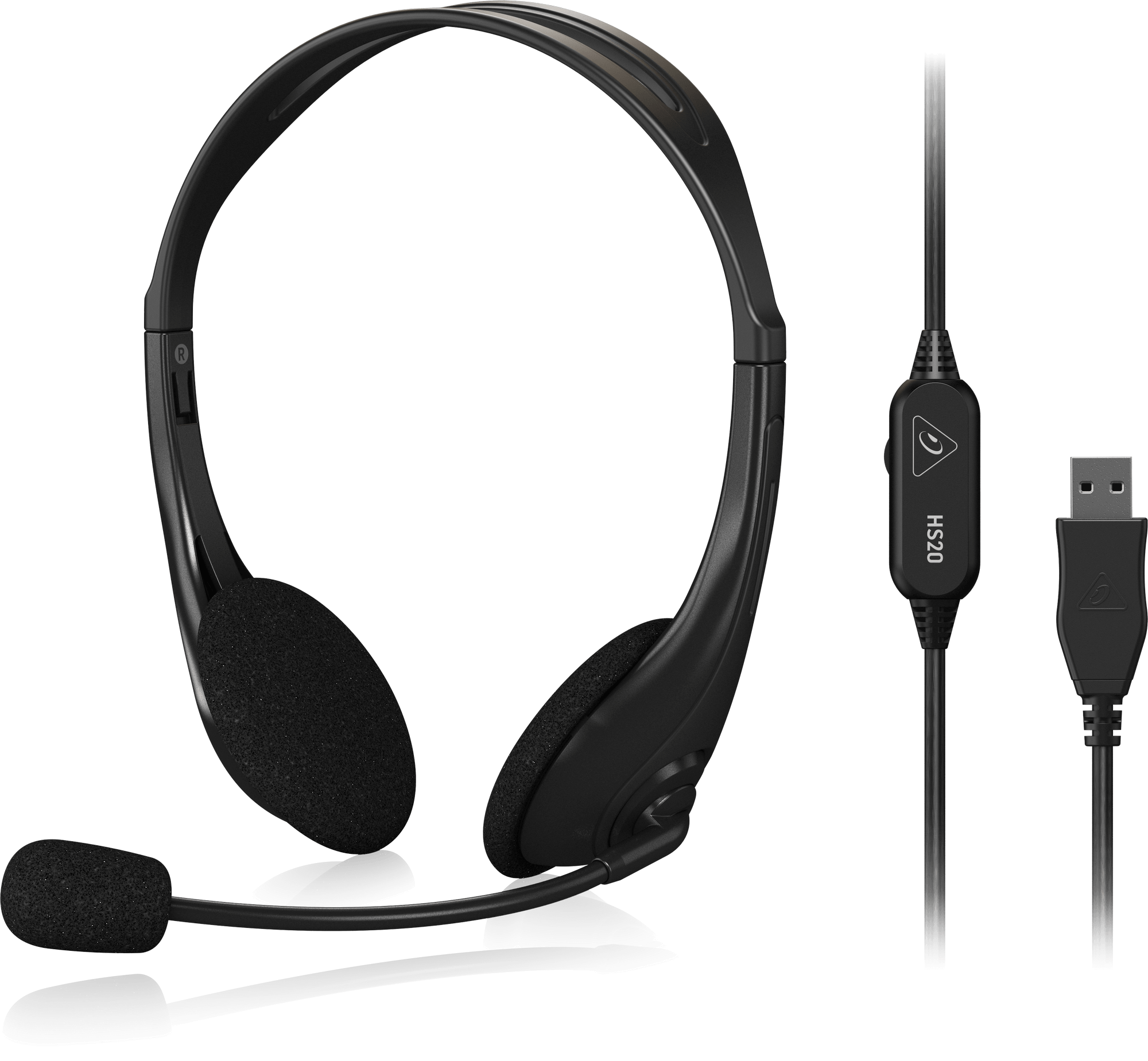 HS20 USB Stereo Headset with Swivel Microphone