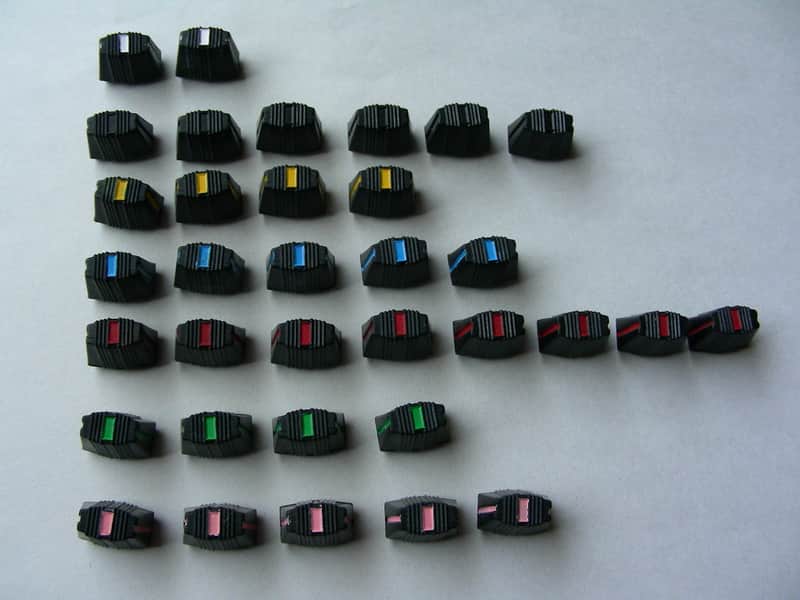 34 Arp Odyssey plastic slider caps