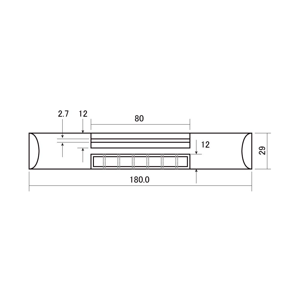 Solo Pro Classical Guitar Bridge, Ebony